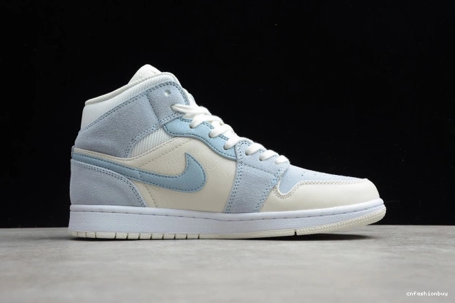 DA4666-100 Jordan Mid Air 1 Blue Mixed Textures 1026